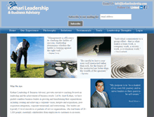 Tablet Screenshot of kotharileadership.com
